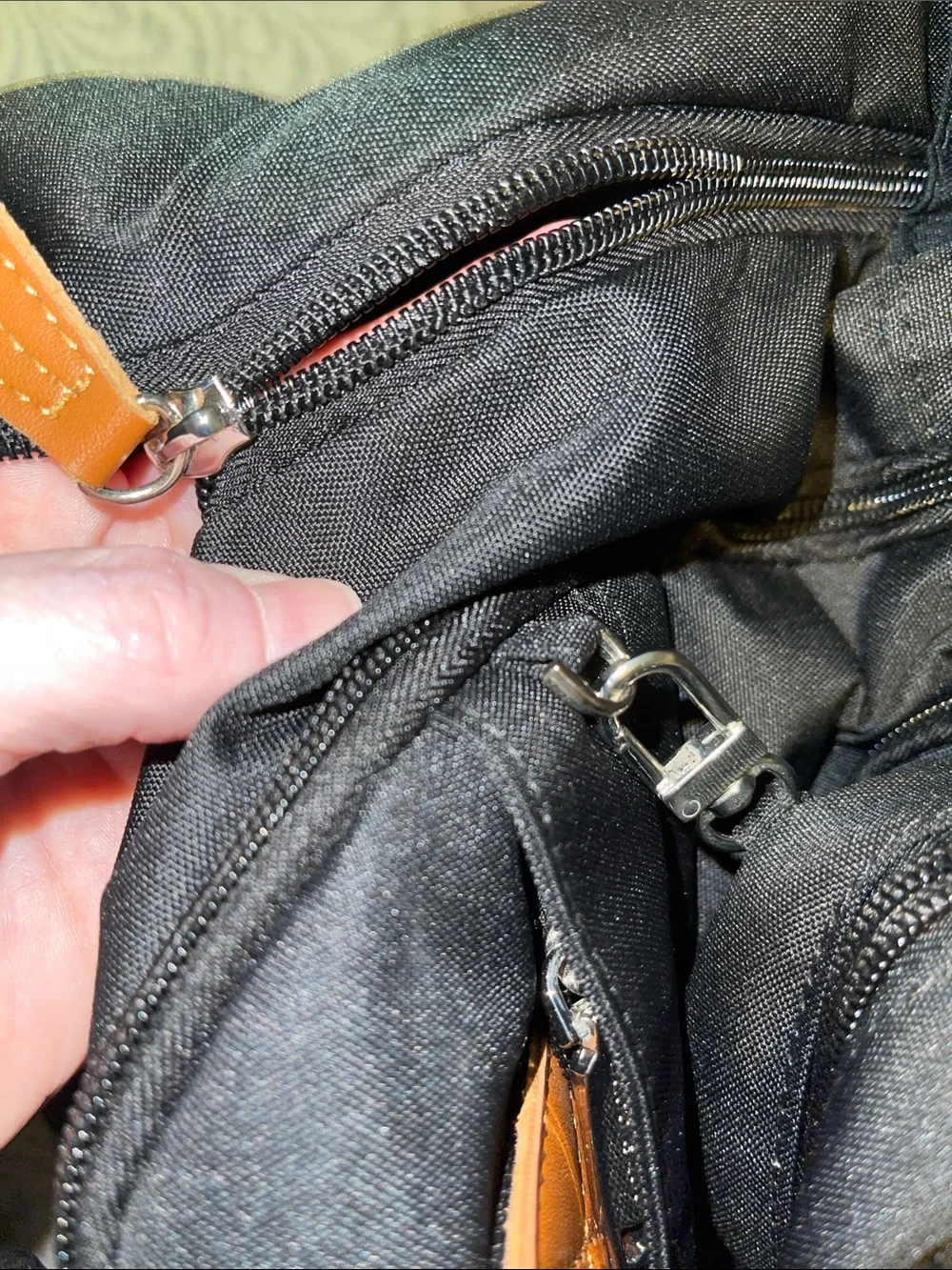 Vegan Leather Original Diaper Bag READ